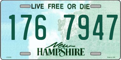NH license plate 1767947