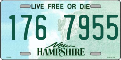 NH license plate 1767955