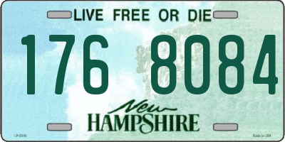 NH license plate 1768084