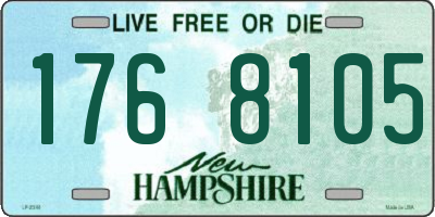 NH license plate 1768105