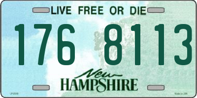 NH license plate 1768113