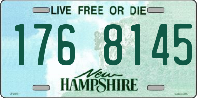 NH license plate 1768145