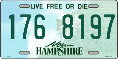 NH license plate 1768197