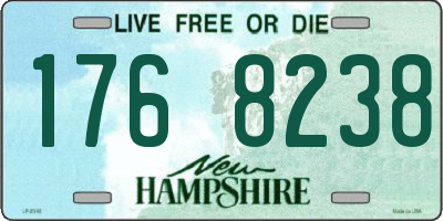 NH license plate 1768238