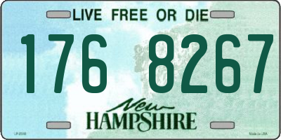 NH license plate 1768267