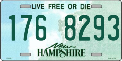 NH license plate 1768293