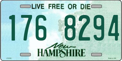 NH license plate 1768294