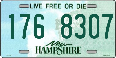 NH license plate 1768307