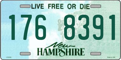 NH license plate 1768391