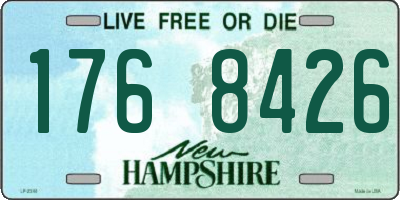 NH license plate 1768426