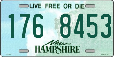 NH license plate 1768453