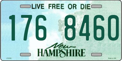 NH license plate 1768460