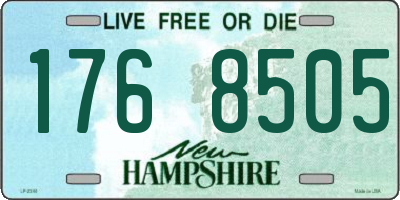 NH license plate 1768505