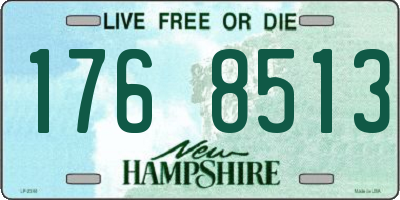 NH license plate 1768513