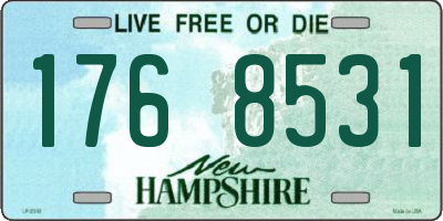 NH license plate 1768531