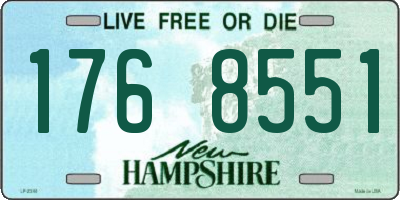 NH license plate 1768551