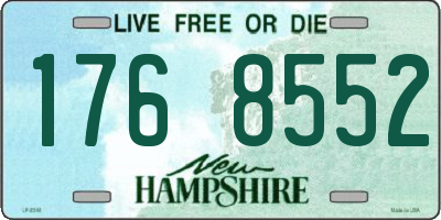 NH license plate 1768552