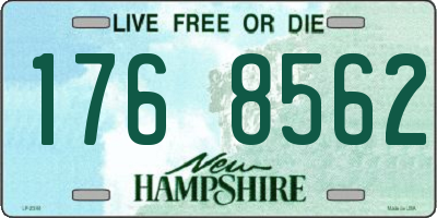 NH license plate 1768562