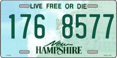 NH license plate 1768577