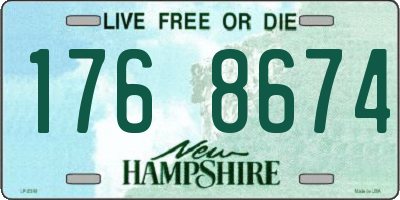 NH license plate 1768674