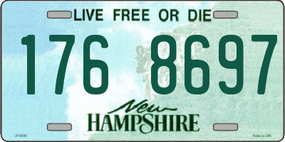 NH license plate 1768697
