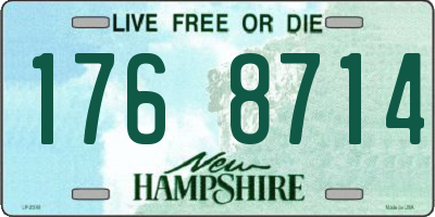 NH license plate 1768714