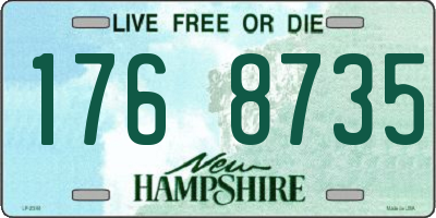 NH license plate 1768735