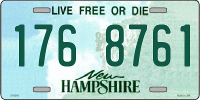 NH license plate 1768761