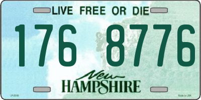 NH license plate 1768776