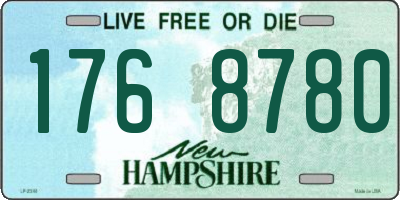 NH license plate 1768780