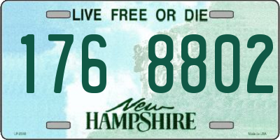 NH license plate 1768802