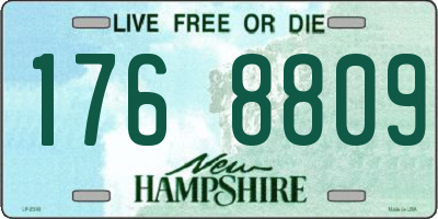 NH license plate 1768809