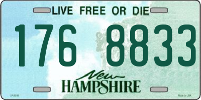 NH license plate 1768833