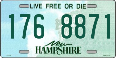 NH license plate 1768871