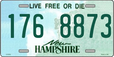 NH license plate 1768873