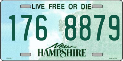 NH license plate 1768879
