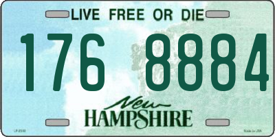 NH license plate 1768884