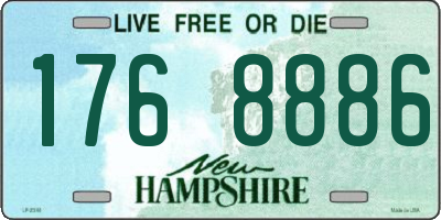 NH license plate 1768886