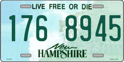 NH license plate 1768945