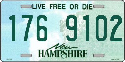 NH license plate 1769102