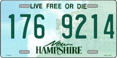 NH license plate 1769214