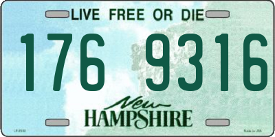 NH license plate 1769316