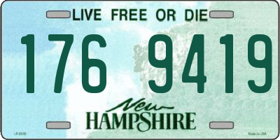 NH license plate 1769419