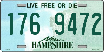 NH license plate 1769472