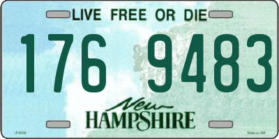 NH license plate 1769483