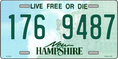 NH license plate 1769487
