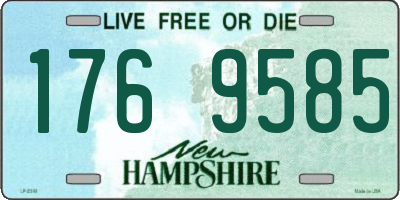 NH license plate 1769585