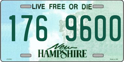 NH license plate 1769600