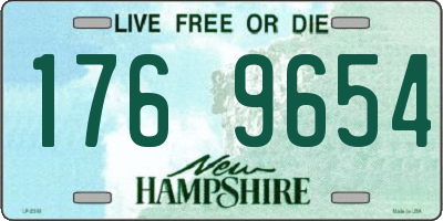 NH license plate 1769654