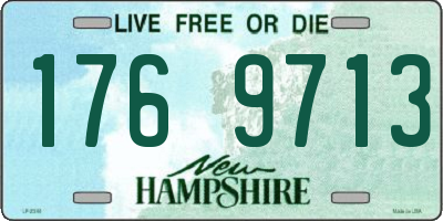 NH license plate 1769713